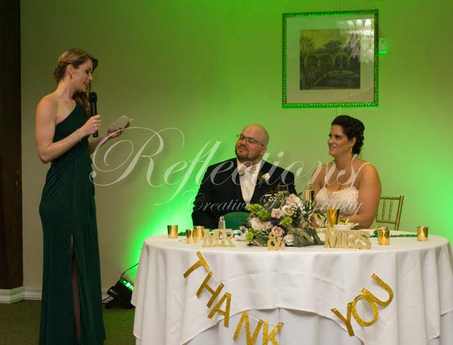 If it’s Green it must be a St. Patrick’s Day Wedding! 