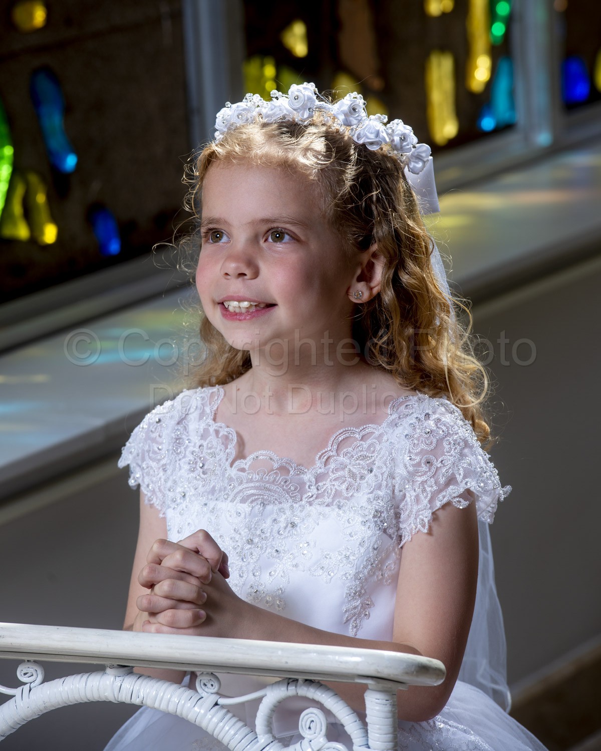 Cecilia's 1st Communion Portraits